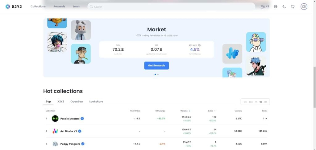 X2Y2 NFT Dapps