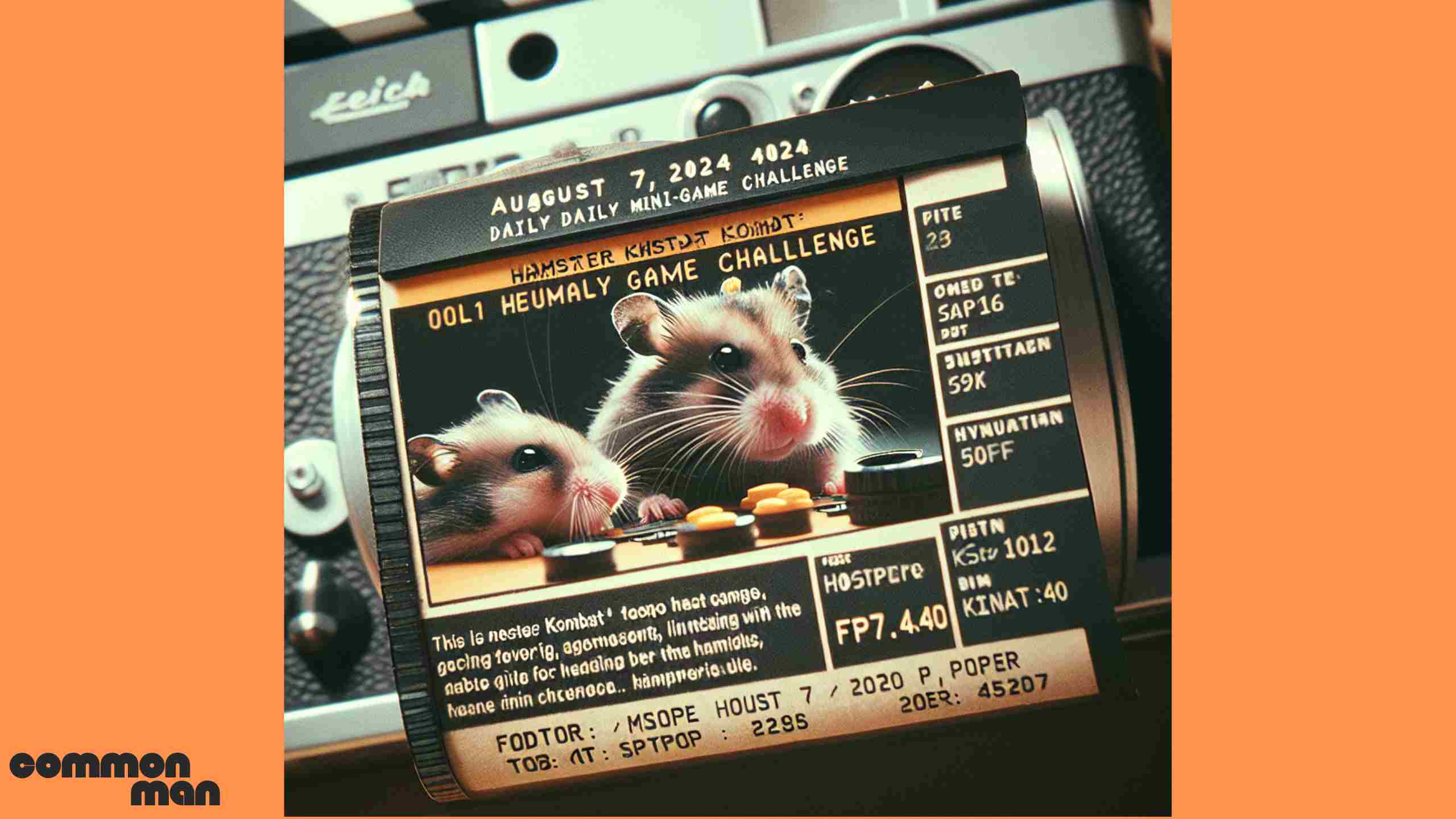 Hamster Kombat August 7, 2024 Daily Mini-Game Challenge